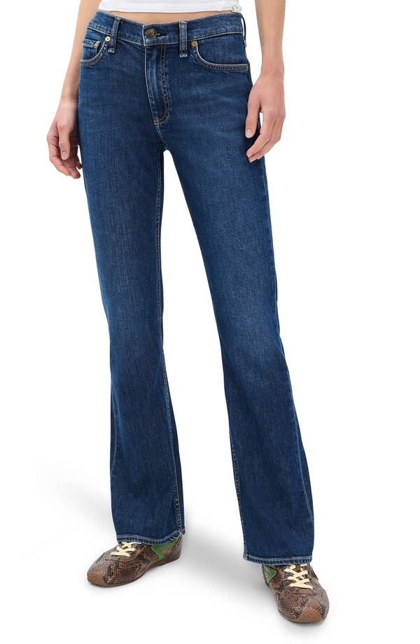 ラグアンドボーン レディース ボトムス デニムパンツ ブーツカット ブーツ ジーンズ rag bone Peyton Mid Rise Bootcut Jeans Rhinebeck