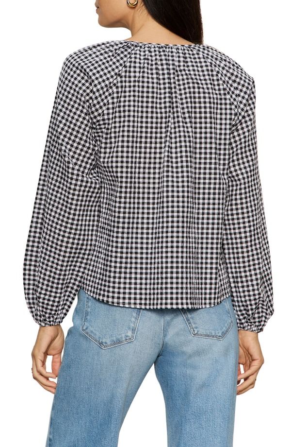 サンクチュアリー レディース トップス シャツ ギンガムチェック ギンガム Sanctuary Perfect Gingham ButtonUp Top Black ブラック