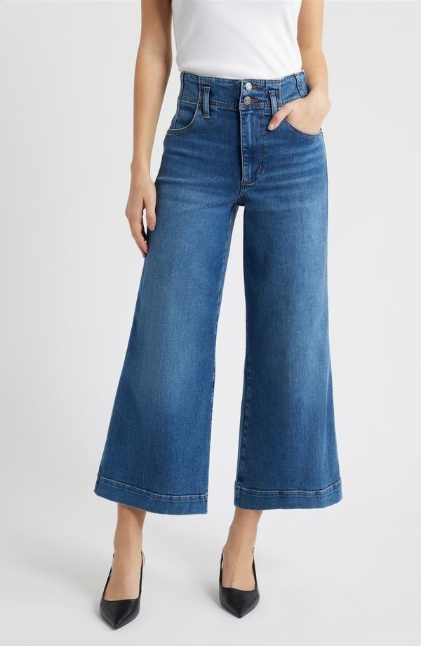フレーム レディース ボトムス デニムパンツ ワイドレッグ ハイウエスト アンクル ジーンズ FRAME The Seamed High Waist Ankle Wide Leg Jeans Charity