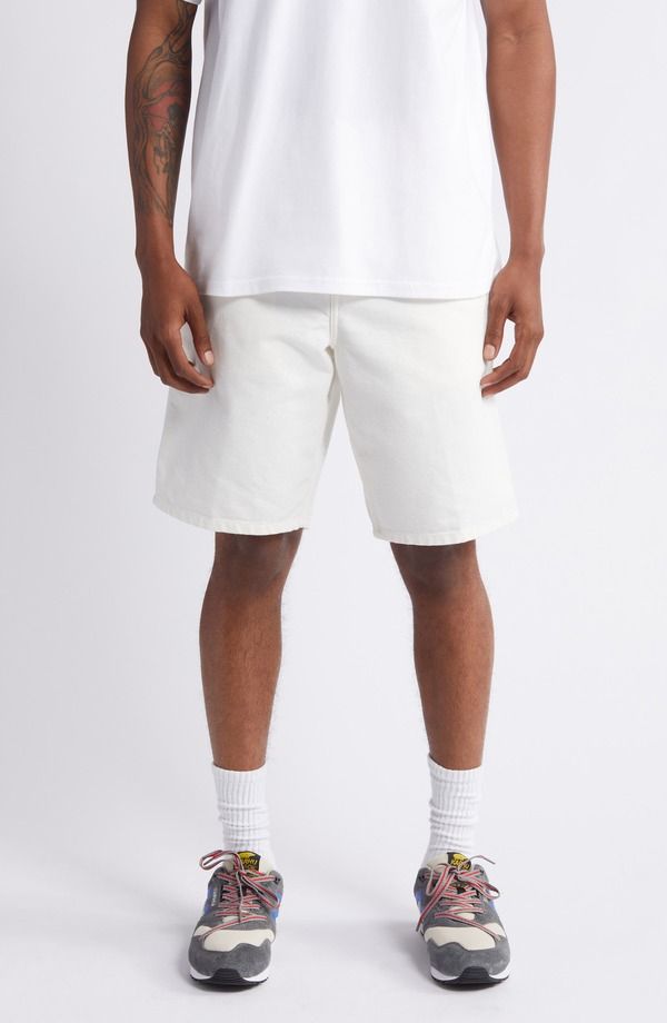 カーハート メンズ ボトムス ハーフパンツ・ショーツ ショートパンツ コットン Carhartt Work In Progress Organicotton Canvas Carpenter Shorts Wax Rinsed