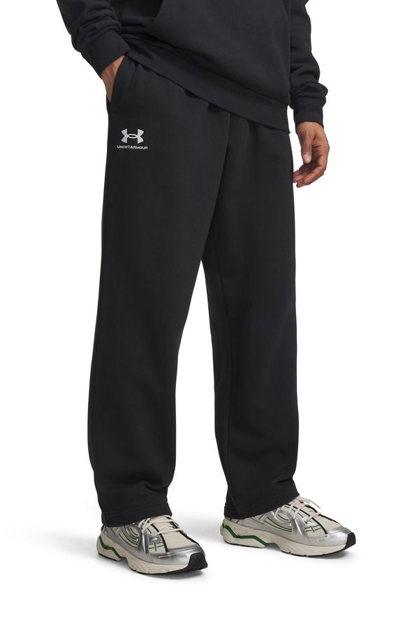 アンダーアーマー メンズ ボトムス カジュアルパンツ スウェットパンツ フリース Under Armour Icon Fleece Sweatpants Black ブラック