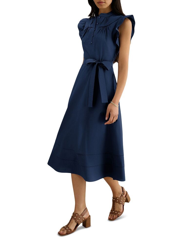 ホッブスロンドン レディース トップス ワンピース HOBBS LONDON Karina Dress True Navy ネイビー