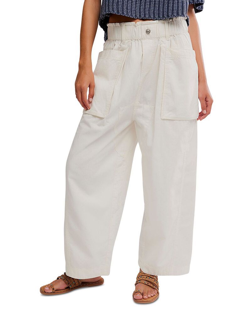 フリーピープル レディース ボトムス カジュアルパンツ Free People Costa Straight Harem Pants Whisper White ホワイト