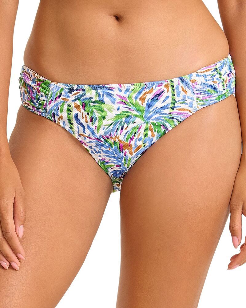 トッミーバハマ レディース 水着 ボトムスのみ Tommy Bahama Poolside Palms Hipster Bikini Bottom Four Leaf Clover