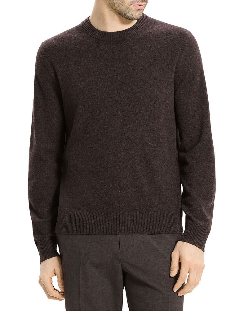 セオリー メンズ アウター ニット・セーター Theory Hilles Cashmere Sweater Brownwood Melange