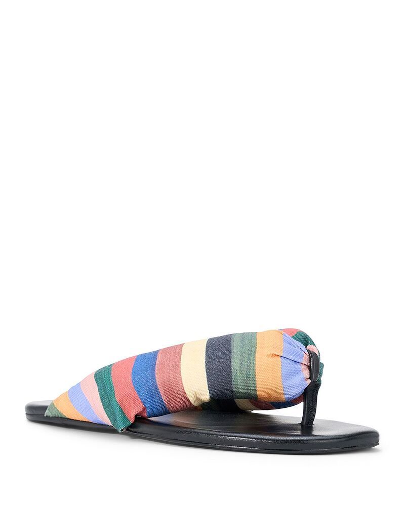 スタウド レディース シューズ サンダル STAUD Womens Juno Thong Sandals Artistripe ストライプ