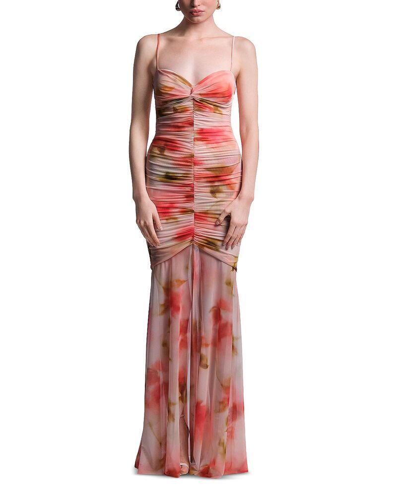 ビーシービージーマックスアズリア レディース トップス ワンピース BCBGMAXAZRIA Soraya Gown Floral Echo Print