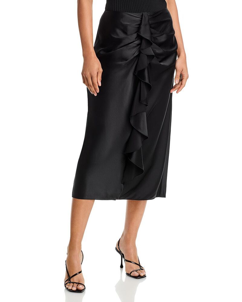 サンク セプト レディース ボトムスカート Cinq Sept Cynthia Skirt Black ブラック