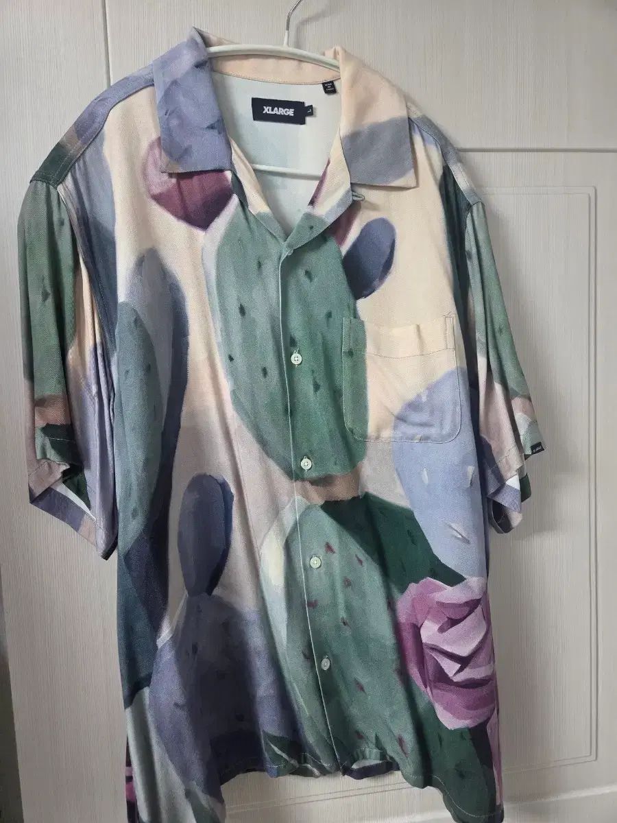 L XLARGE 선인장 フラワー 半袖 シャツ