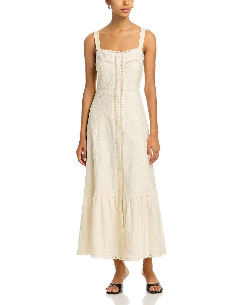 ペイジ レディース トップス ワンピース PAIGE Kelli Dress Antique White ホワイト