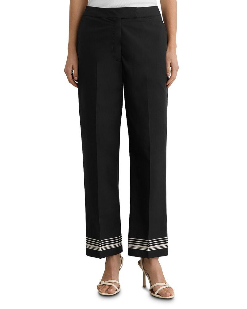 レイス レディース ボトムス カジュアルパンツ REISS Catrousers BlackIvory アイボリー
