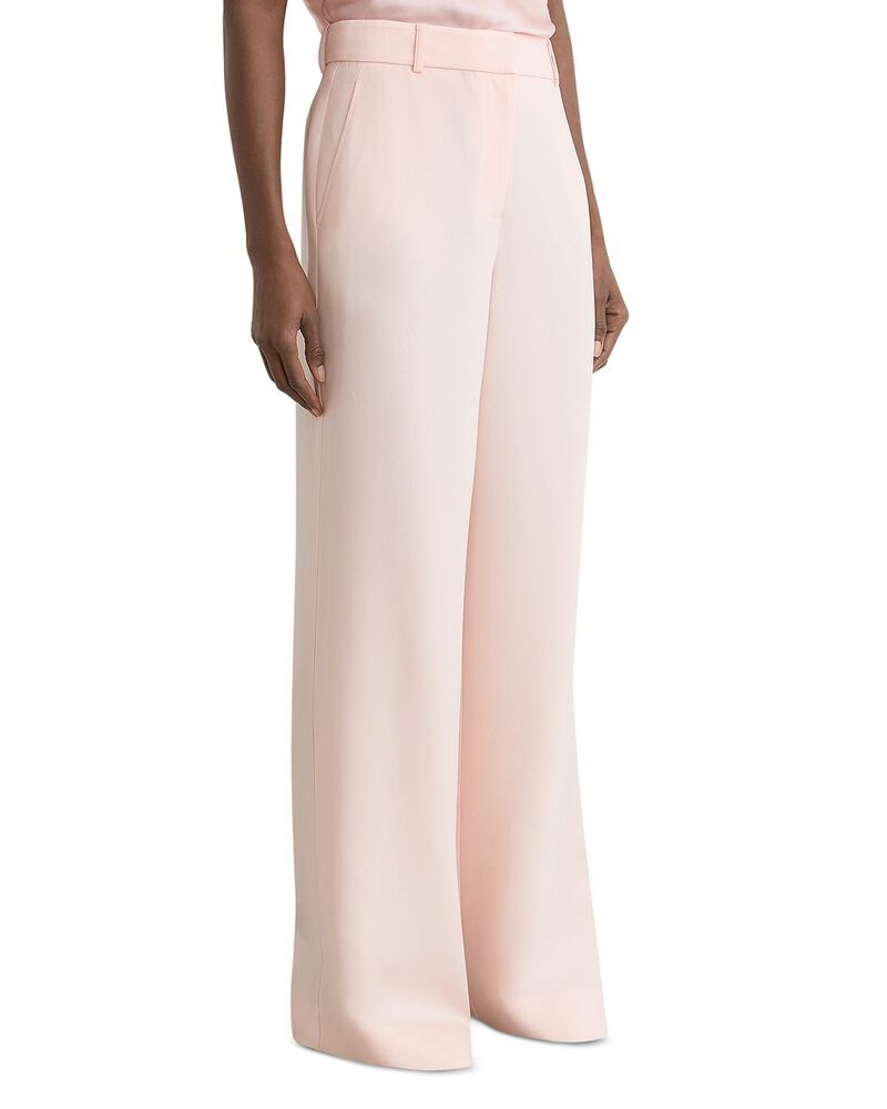 レイス レディース ボトムス カジュアルパンツ ワイドレッグ プチ REISS Petites Emilia Wide Leg Pants Pale Pink ピンク