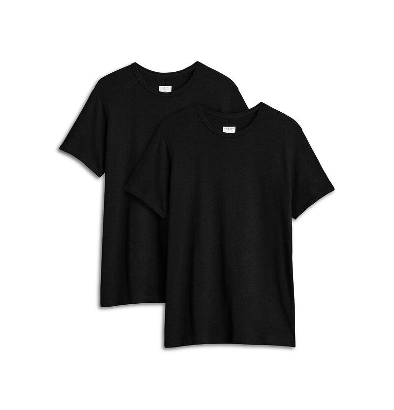 ラグアンドボーン メンズ トップス Tシャツ rag bone 2 Pack Classic Flame Tee Black ブラック