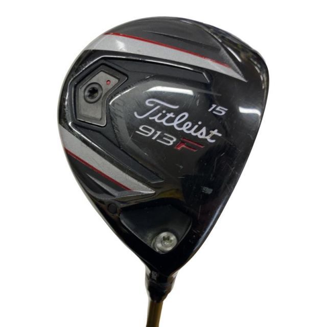 【中古】 タイトリスト 913 F 15° フェアウェイウッド FW 純正特注シャフト (フレックスS) メンズ 男性用 右利き 右用 Cランク ゴルフクラブ
