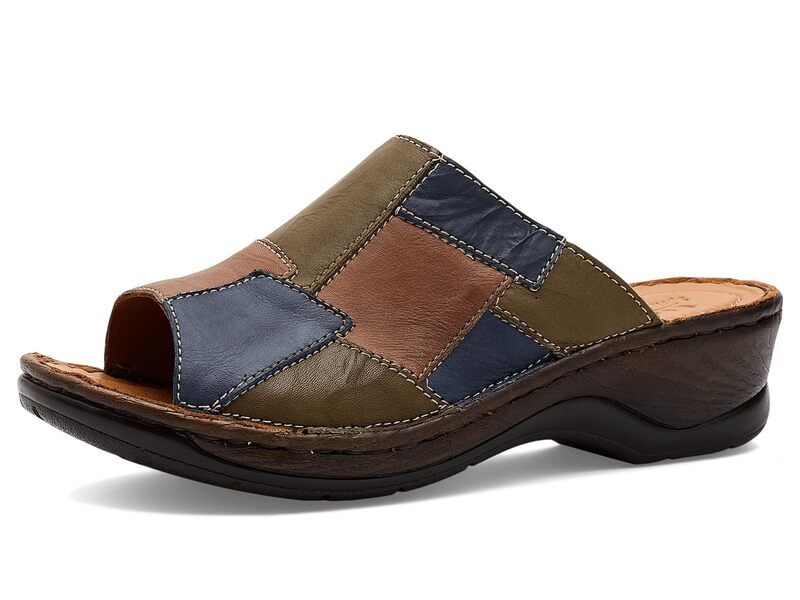 スプリングステップ レディース シューズ ヒール Spring Step Nivara Olive Multi オリーブ