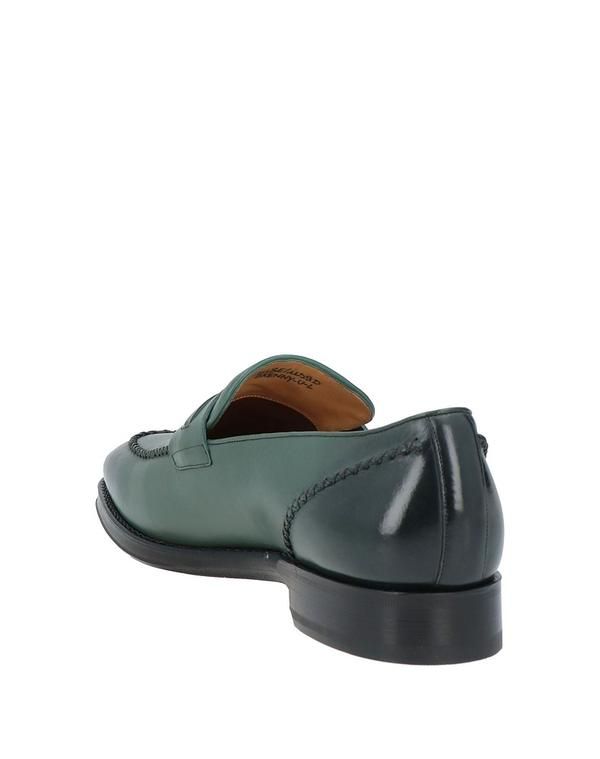 バリー メンズ シューズ スリッポン・ローファー モカシン BALLY Dark Green グリーン