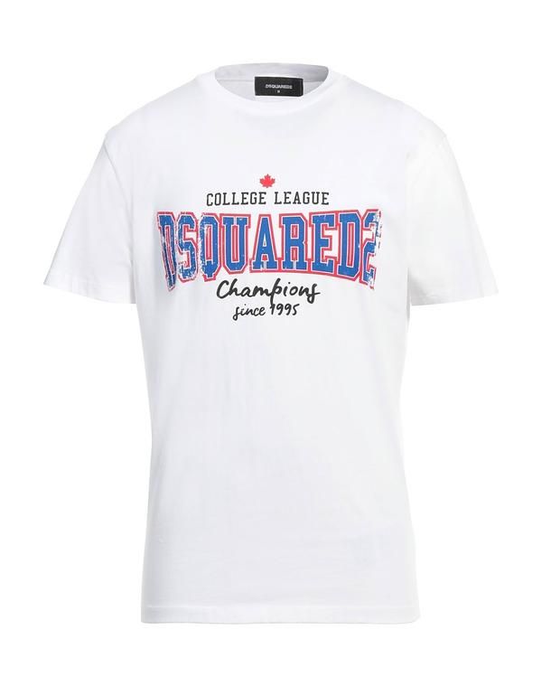 ディースクエアード メンズ トップス Tシャツ DSQUARED2 White ホワイト