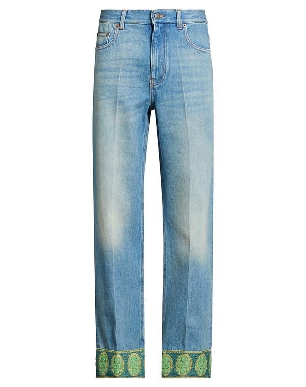 ヴァレンティノ メンズ ボトムス デニムパンツ ストレートレッグ VALENTINO GARAVANI Blue ブルー