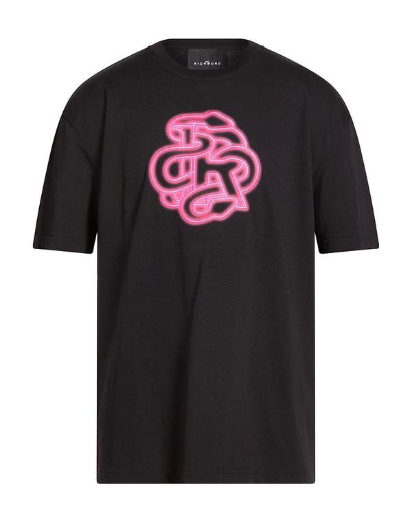 ジョン リッチモンド メンズ トップス Tシャツ JOHN RICHMOND Black ブラック