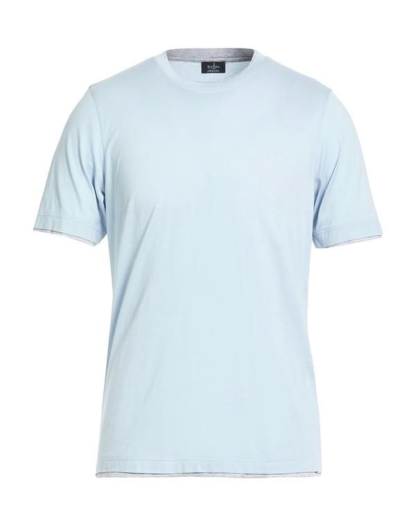 バルバナポリ メンズ トップス Tシャツ BARBA Napoli Sky Blue ブルー
