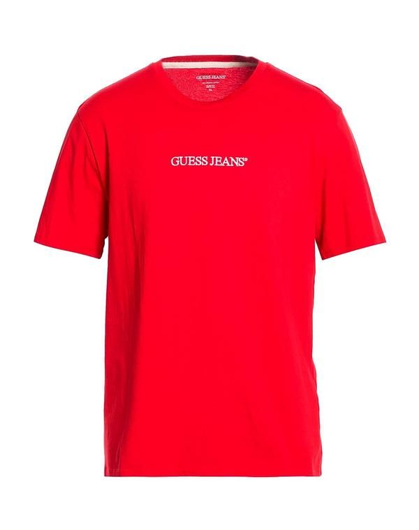 ゲス メンズ トップス Tシャツ GUESS Red レッド