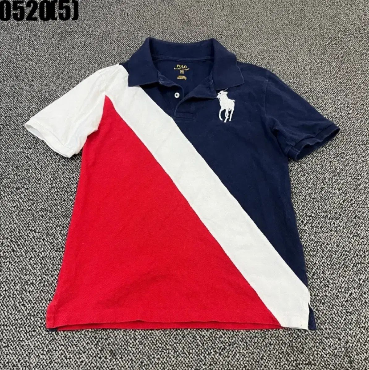 ポロ ラルフローレン ビックポニー カラーブロック 半袖 カラーTシャツ M 0520
