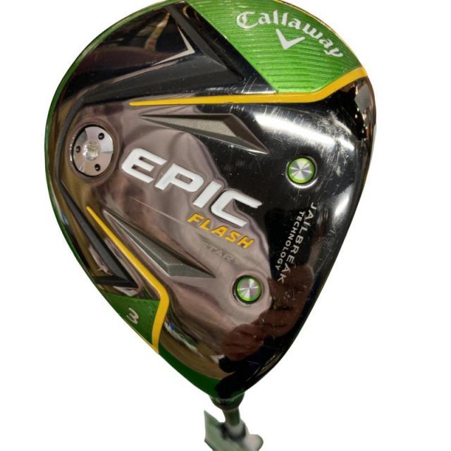 【中古】 キャロウェイ EPIC FLASH STAR 3W フェアウェイウッド FW リシャフト (フレックスその他) メンズ 男性用 右利き 右用 Cランク ゴルフクラブ 10,094円