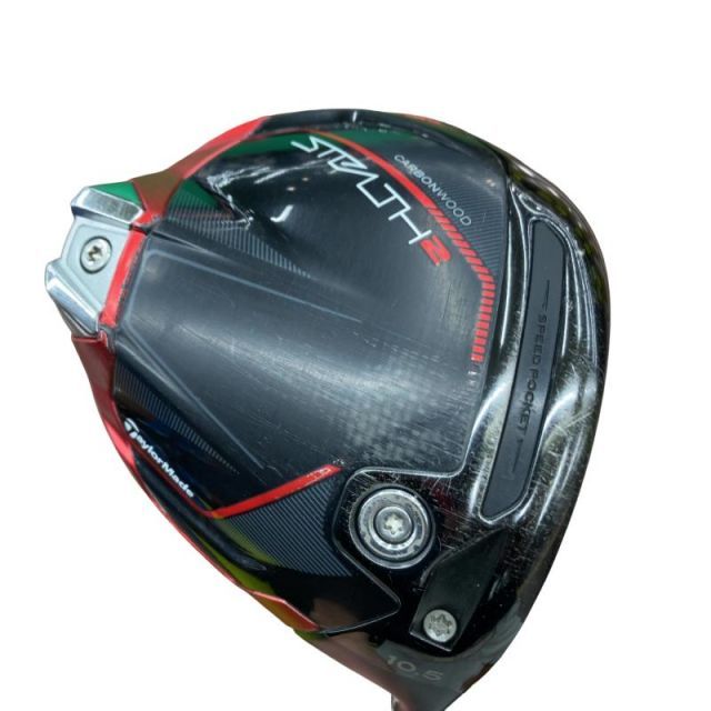 【中古】 テーラーメイド STEALTH2 10.5° ドライバー DR 純正特注シャフト (フレックスS) メンズ 男性用 右利き 右用 Dランク ゴルフクラブ