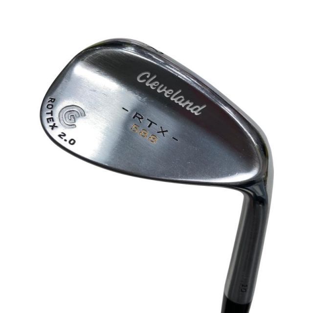 【中古】 クリーブランド Cleveland 588 RTX 2.0 ツアーサテン 52°/10° ウェッジ WG Dynamic Gold (フレックスS) メンズ 男性用 右利き 右用 Cランク ゴルフクラブ