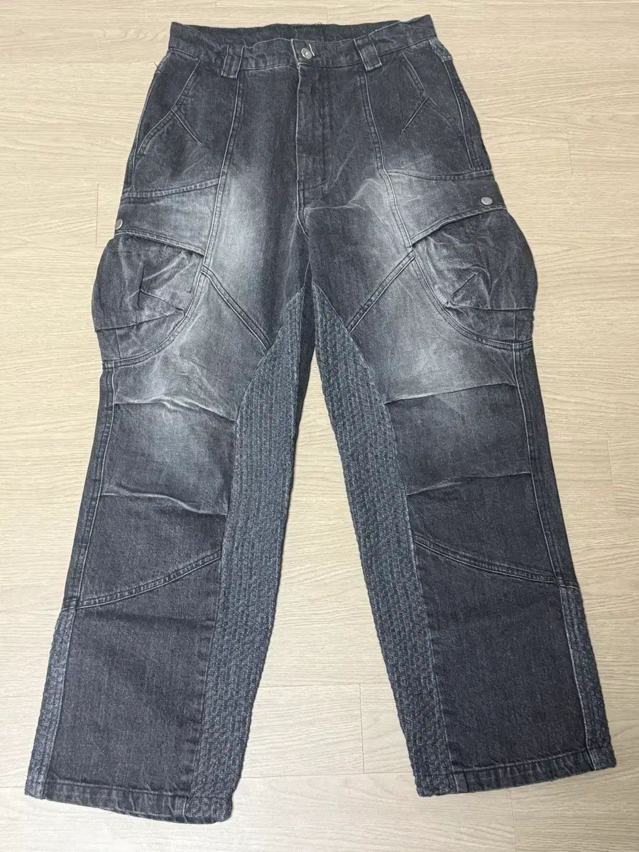 イグノータ コア 10 ignota core 10 ウォッシュ デニム パンツ S