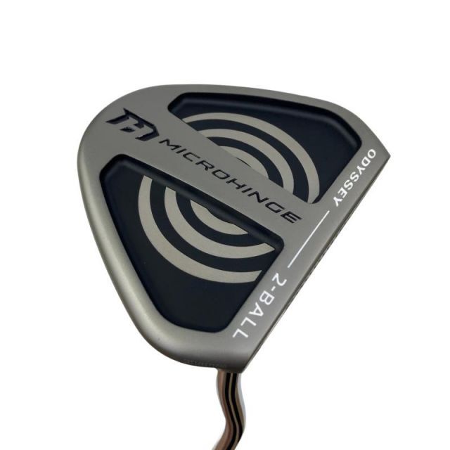 【中古】 オデッセイ MICROHINGE V-LINE 2-BALL 34インチ パター PT スチール (フレックスその他) メンズ 男性用 右利き 右用 Bランク ゴルフクラブ