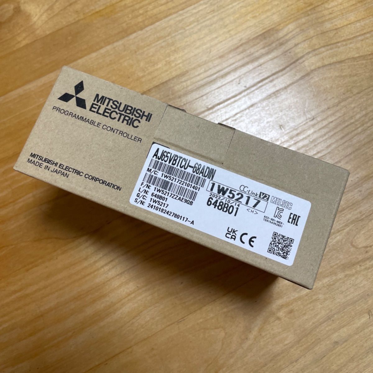 未使用品 ユニット AJ65VBTCU-68ADIN MITSUBISHI ELECTRIC 三菱電機 ◆管理番号 x3530