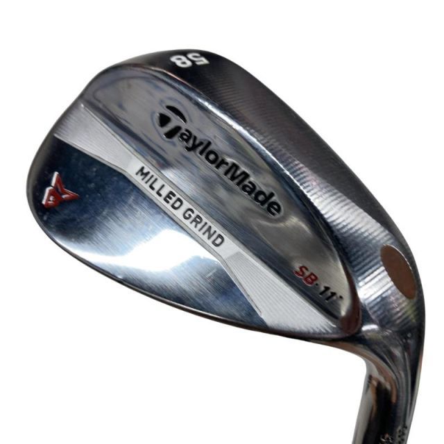 【中古】 テーラーメイド Taylor Made MILLED GRIND 58°/11° ウェッジ WG NS PRO 950GH (フレックスS) メンズ 男性用 右利き 右用 Cランク ゴルフクラブ