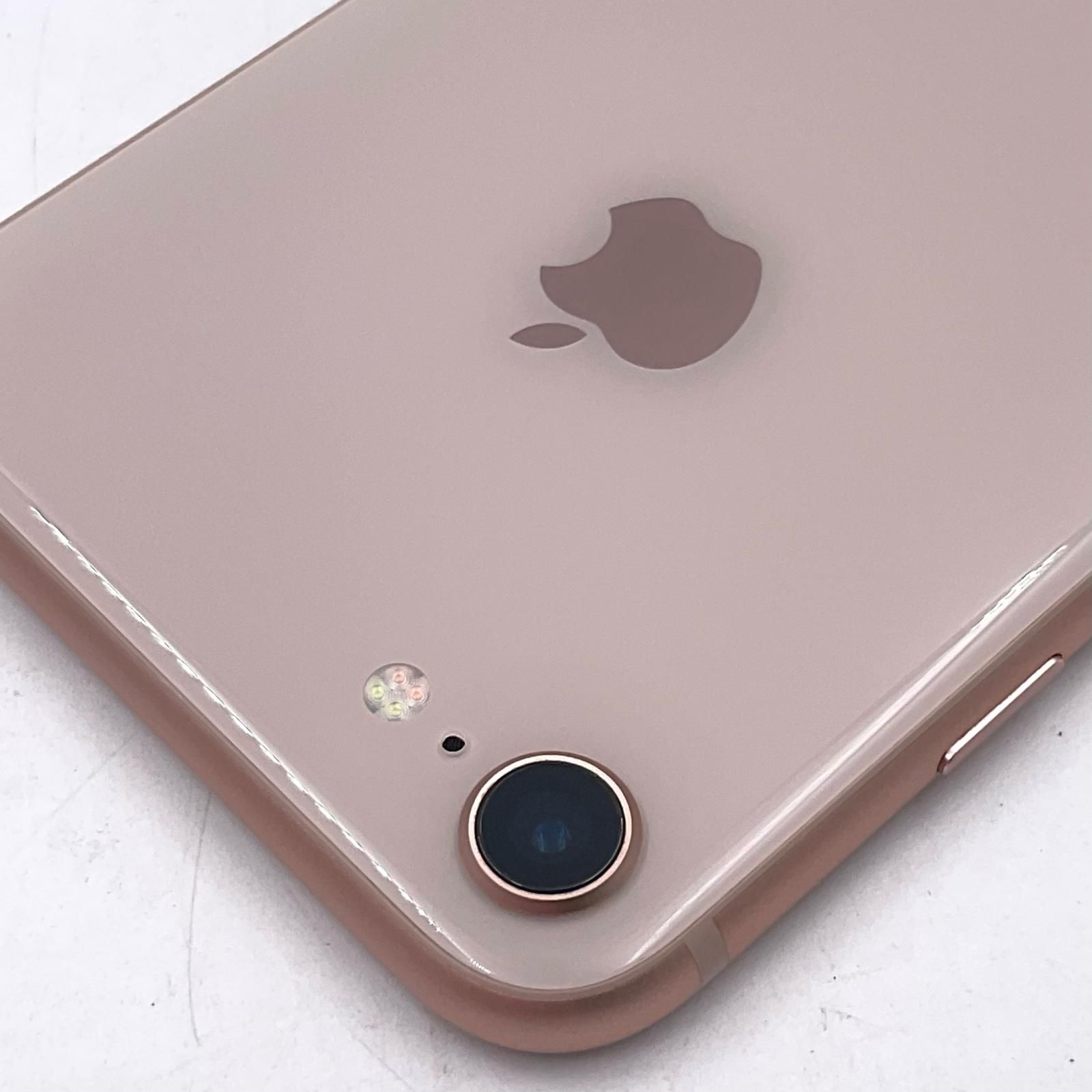 全額返金保証】【最速発送】 iPhone 8 64GB ローズゴールド au 白ロム 