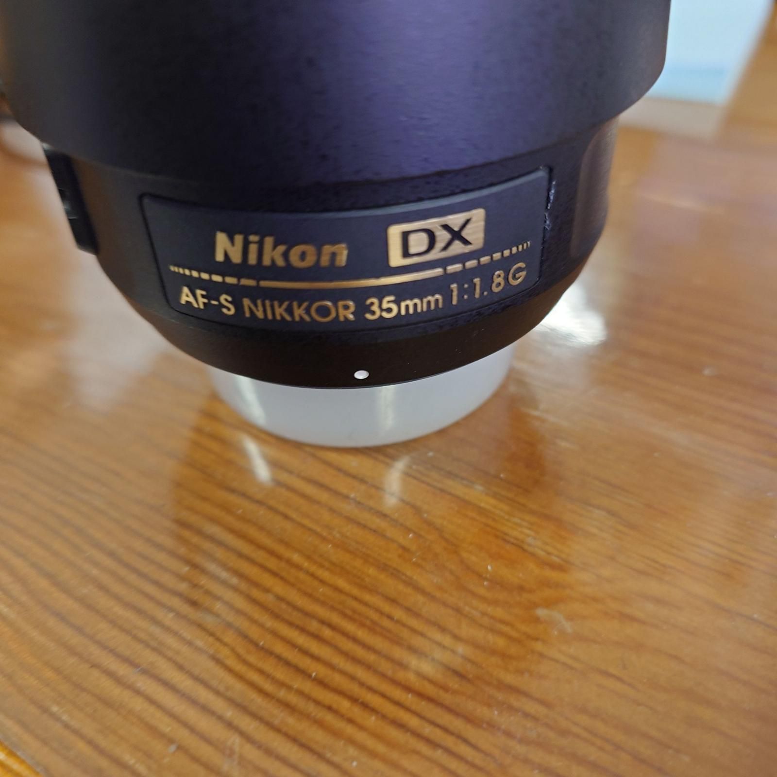 【全額返金保証】【最速発送】Nikon AF-S DX NIKKOR 35mm f/1.8G 美品 動作確認済