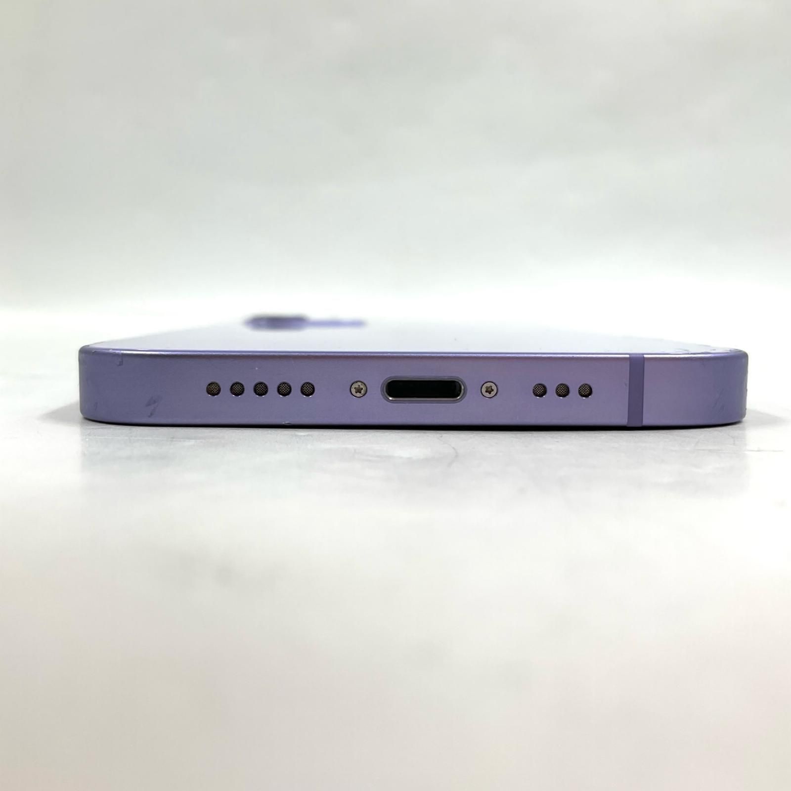 iPhone 128GB パープル 0 Softbank 全額返金保証最速発送Apple 