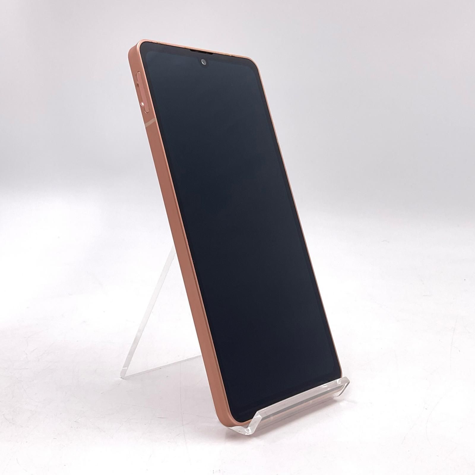 【全額返金保証】【最速発送】SHARP AQUOS sense 6s 64GB ライトカッパー au SIMフリー SHG07 白ロム 動作確認済