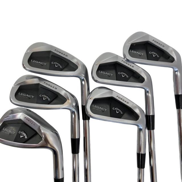 【中古】 キャロウェイ LEGACY BLACK 6S アイアンセット IR リシャフト (フレックスその他) メンズ 男性用 右利き 右用 Dランク ゴルフクラブ