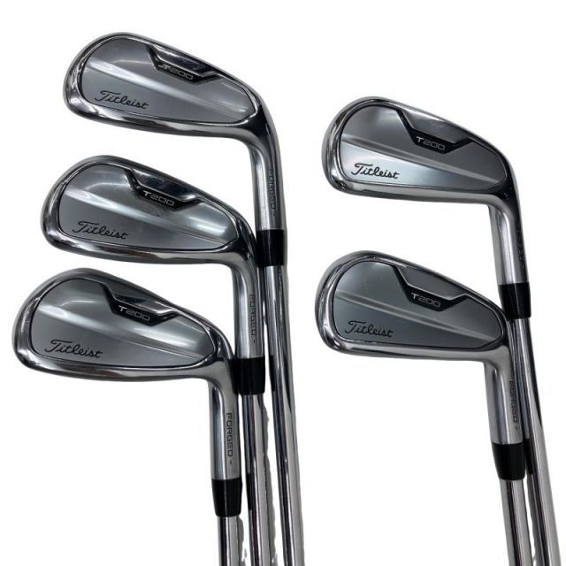 【中古】 タイトリスト Titleist T200(2021) 5S アイアンセット IR NS PRO 880 AMC (フレックスS) メンズ 男性用 右利き 右用 Cランク ゴルフクラブ