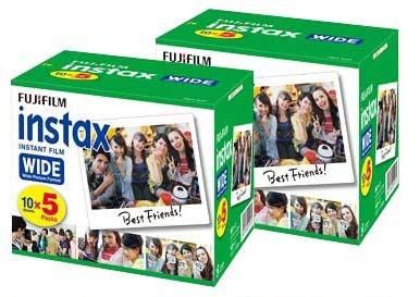 インスタントフイルム instax インスタックス ワイド 5P×2 計100枚ｍａ 2aa7669f