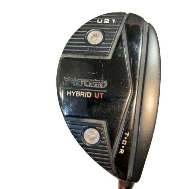 【中古】 ジャスティック PROCEED DOUBLE-R HYBRID UT 21° ユーティリティ UT リシャフト (フレックスその他) メンズ 男性用 右利き 右用 Cランク ゴルフクラブ