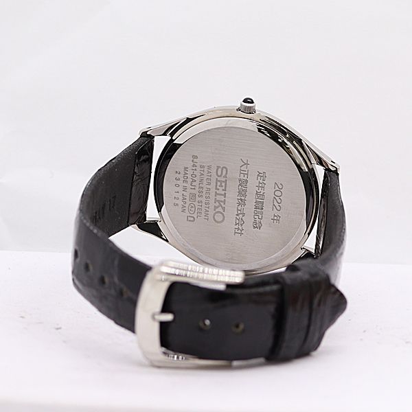 美品 稼働 セイコー ドルチェ 8J41-0AJ1 QZ シルバー文字盤 メンズ 