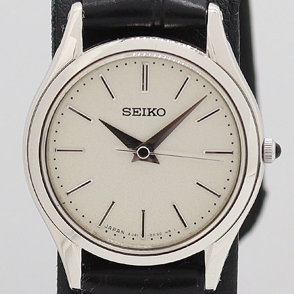 良品 稼働 セイコー エクセリーヌ 4J41-0AM0 QZ シルバー文字盤 レディース腕時計 2000000 5APY KUT ABC23373