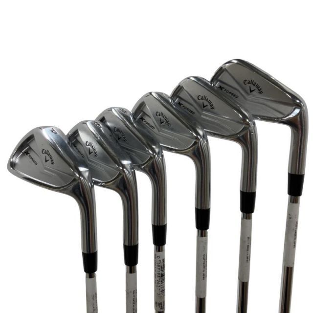 【中古】 キャロウェイ X FORGED(2024) 6S アイアンセット IR NS PRO MODUS3 TOUR105 (フレックスS) メンズ 男性用 右利き 右用 Cランク ゴルフクラブ