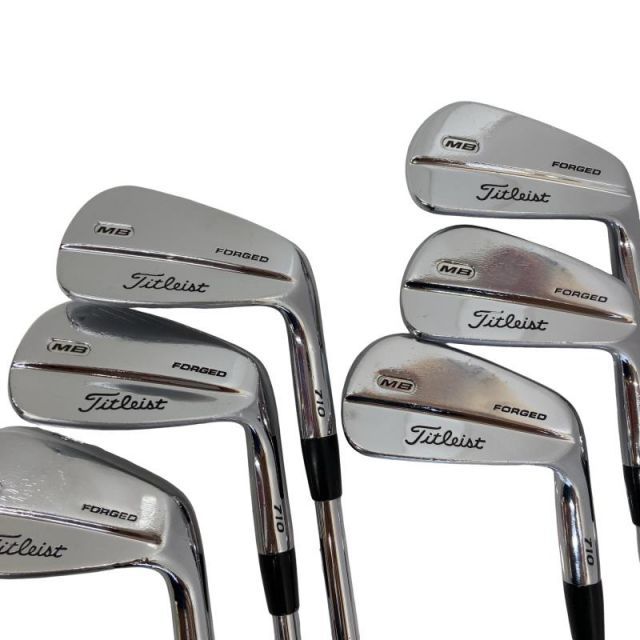 【中古】 タイトリスト Titleist MB 710 6S アイアンセット IR Dynamic Gold (フレックスS) メンズ 男性用 右利き 右用 Dランク ゴルフクラブ