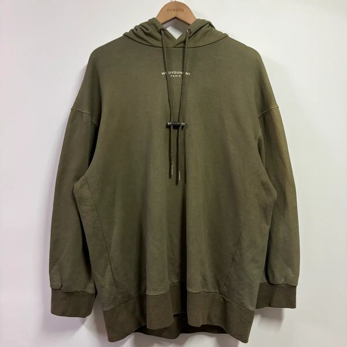 38 ウーヨンミ (WOOYOUNGMI) ウィメンズ 20FW ロゴ バックル フーディー