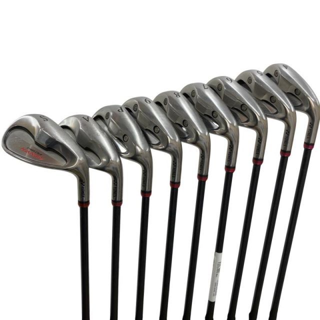 【中古】 ヨネックス CYBER STAR NANO V(2007) 10S アイアンセット IR NANO HI-SPEED SHAFT 050 (フレックスS) メンズ 男性用 右利き 右用 Dランク ゴルフクラブ