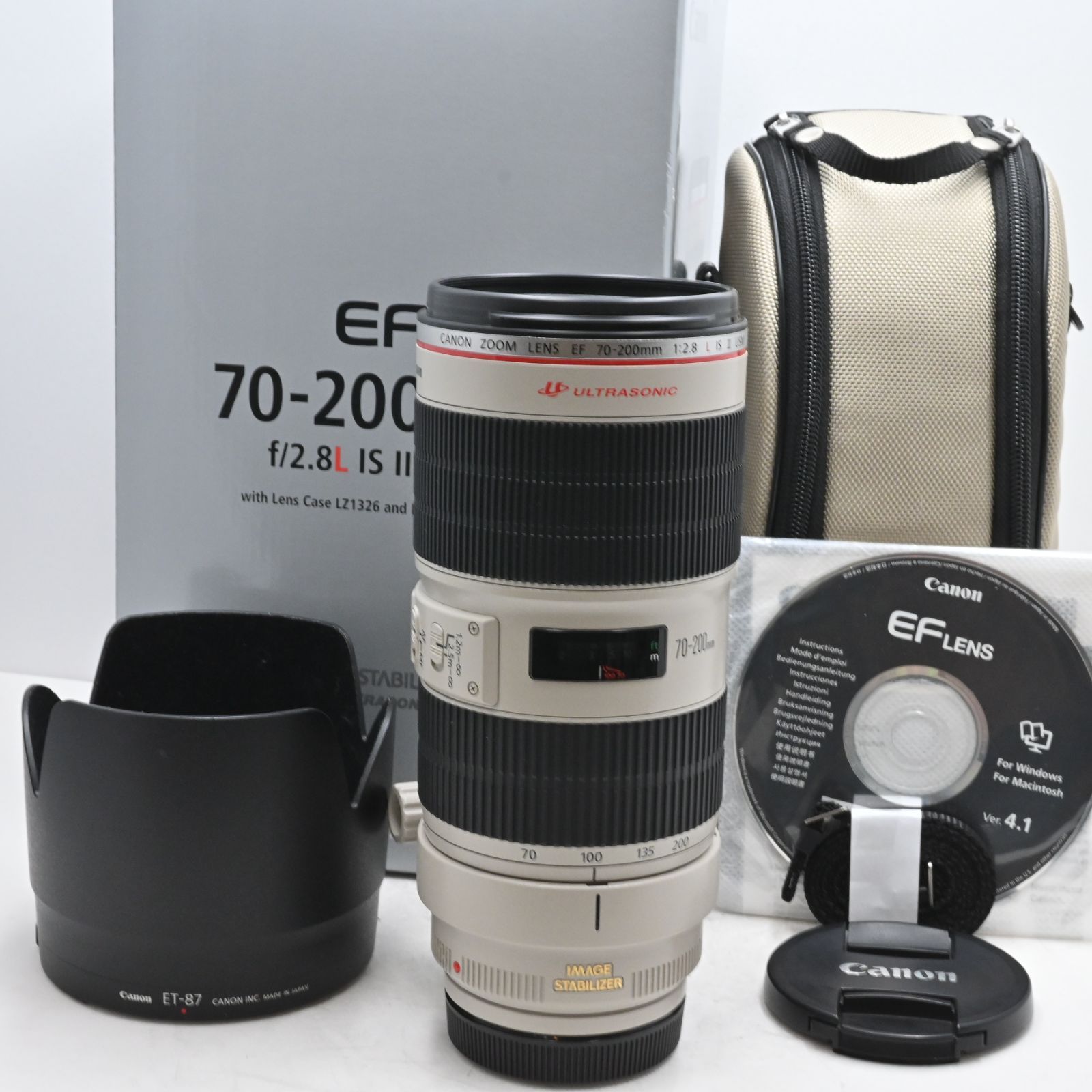 美品★★★Canon 望遠ズームレンズ EF70-200mm F2.8L IS II USM