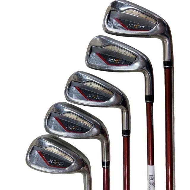 【中古】 ダンロップ XXIO(2024) 5S(レッド) アイアンセット IR XXIO MP1300(IR) レッド (フレックスR) メンズ 男性用 右利き 右用 Cランク ゴルフクラブ