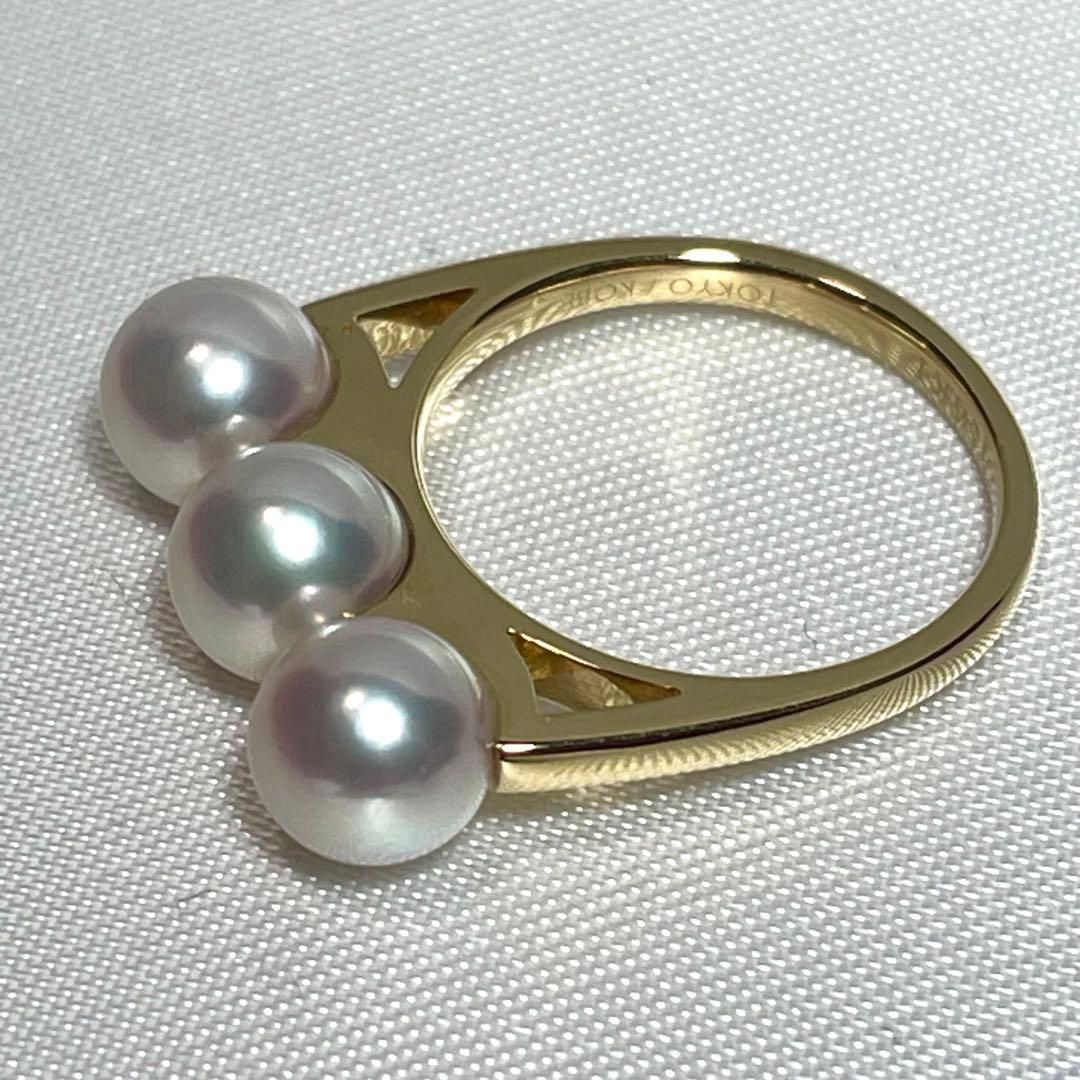 タサキ TASAKI バランスエラリング ゴールド 750 パール K18